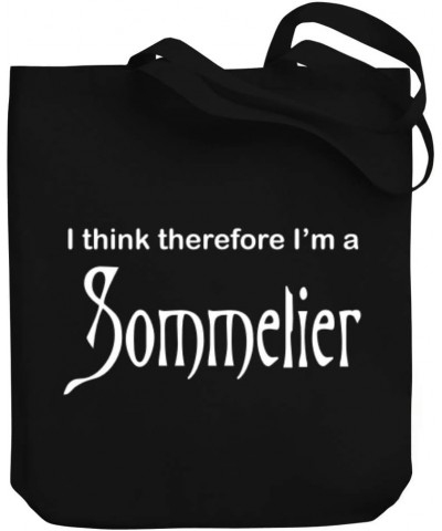 I think therefore I'm Sommelier Canvas Tote Bag 10.5" x 16" x 4 $19.60 Totes