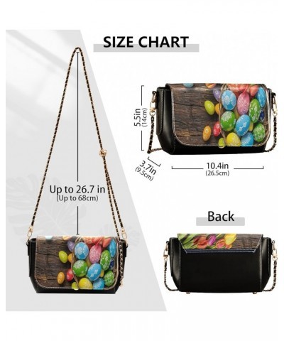 Crossbody Bags for Women Trendy Women's Black Shoulder Bag Small PU Leather Flap Cross Body Bag Handbags Pattern15 $21.72 Cro...