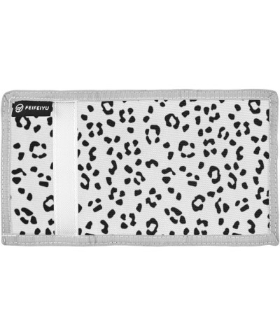 Cow Black and White Slim Front Pocket Wallet RFID ID Card Holder Cute Small Wallet with Keychian for Women Kids one size Anim...