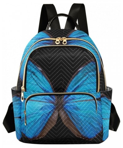 Golden Ornamental Feathers Quilted Backpacks Backpack Purse Travel Purse Butterfly Isolated on Black Medium $14.34 Backpacks