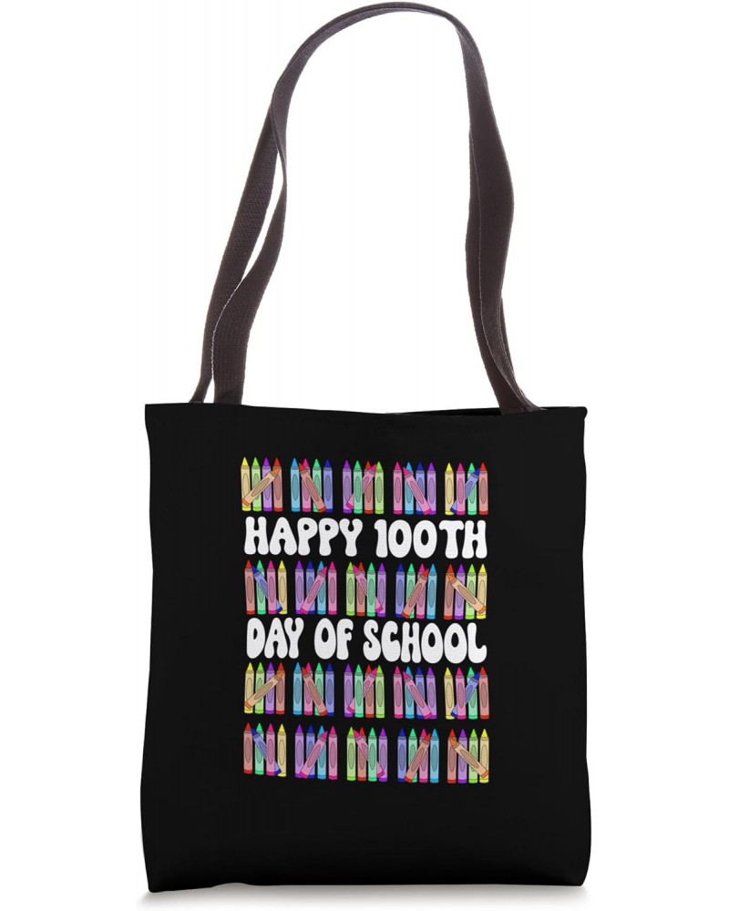 Happy 100th Day Of School Student Gift 100 Days Of School Tote Bag $10.74 Totes