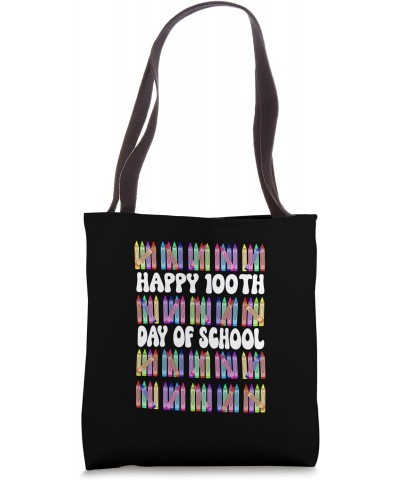 Happy 100th Day Of School Student Gift 100 Days Of School Tote Bag $10.74 Totes