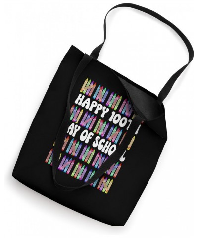 Happy 100th Day Of School Student Gift 100 Days Of School Tote Bag $10.74 Totes