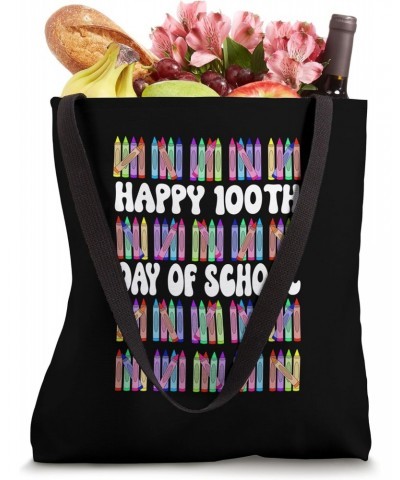 Happy 100th Day Of School Student Gift 100 Days Of School Tote Bag $10.74 Totes