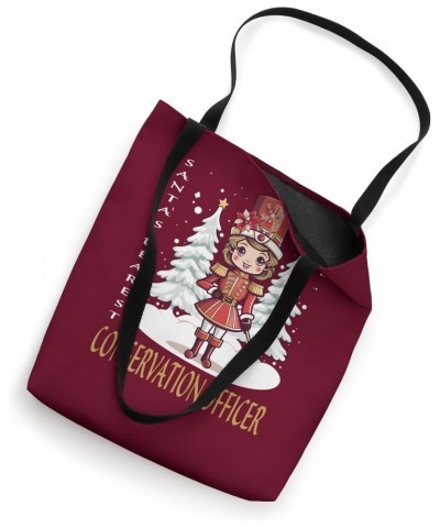 Conservation Officer Christmas Classic Female Nutcracker Tote Bag $15.59 Totes