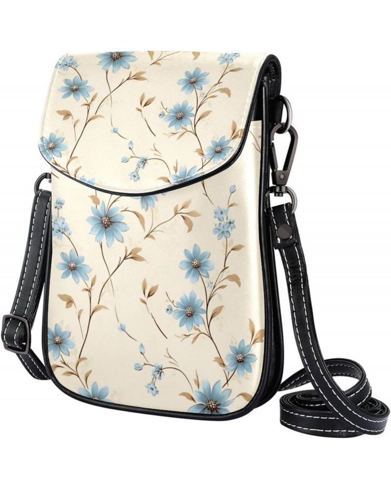 Crossbody Bags for Women,Crossbody Bag Men,Small Sling Bag,Floral Print Flower,Crossbody Purse $12.17 Crossbody Bags