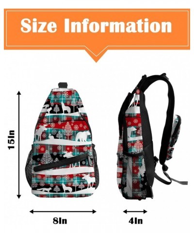 Crossbody Bags for Men Women Waterproof Sling Bag Shoulder Chest Bag Backpack Daypack for Hiking Travel Sports Running Christ...