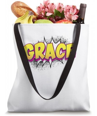 Grace Custom Name Comic Book Style Pop Art, Grace Tote Bag $10.94 Totes