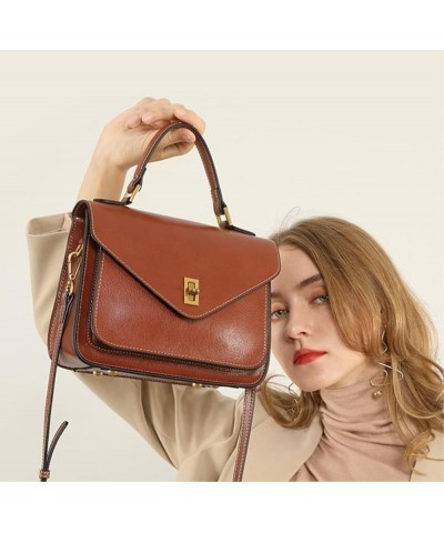 Shoulder Satchel Bags Women's Handbag Large Capacity Shoulder Bags Vintage HandBags Casual Bag Handbags for Women B $34.75 Sh...