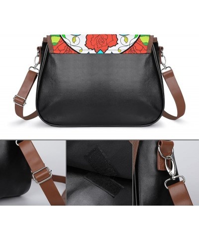 Leather Hobo Bags Women's Crossbody Shoulder Bag Classic City Top Handle Satchels Line Tiger Color7 $26.34 Hobo Bags