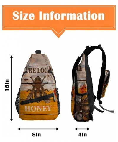 Sling Bag Crossbody Bag for Women Men Regular Arrangement of Leaves White Background Waterproof Hiking Backpack Lightweight C...