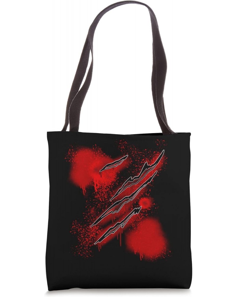 Zombie Blood Werewolf slashes Halloween Tote Bag $15.65 Totes