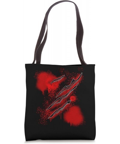 Zombie Blood Werewolf slashes Halloween Tote Bag $15.65 Totes