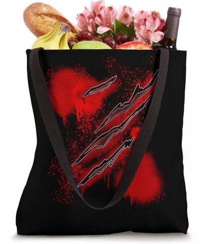 Zombie Blood Werewolf slashes Halloween Tote Bag $15.65 Totes