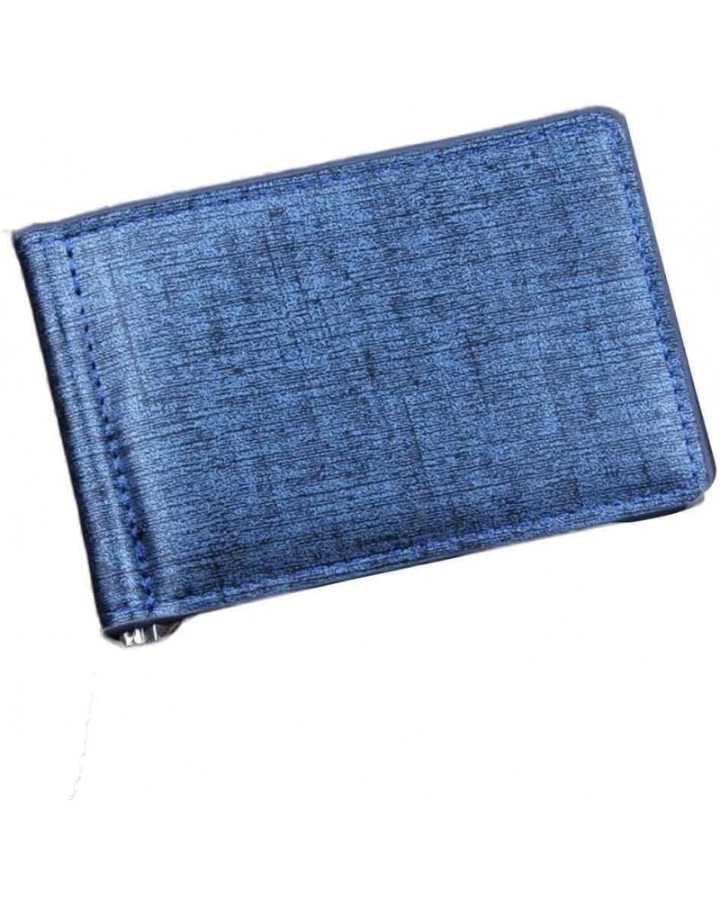 Fashion Men Bifold Business Leather Wallet ID Credit Card Holder Purse Pockets Cash Money Bag (Color : Gray) Blue $57.24 Wallets