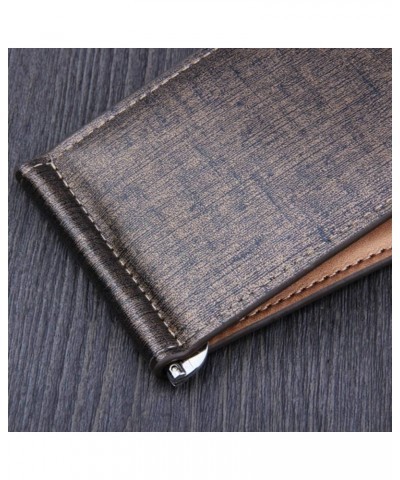 Fashion Men Bifold Business Leather Wallet ID Credit Card Holder Purse Pockets Cash Money Bag (Color : Gray) Blue $57.24 Wallets