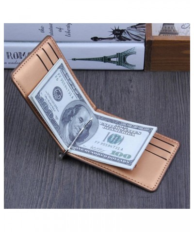 Fashion Men Bifold Business Leather Wallet ID Credit Card Holder Purse Pockets Cash Money Bag (Color : Gray) Blue $57.24 Wallets