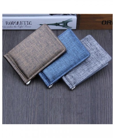 Fashion Men Bifold Business Leather Wallet ID Credit Card Holder Purse Pockets Cash Money Bag (Color : Gray) Blue $57.24 Wallets