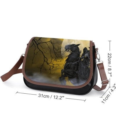 Fashion Crossbody Bags Women's Shoulder Bags Classic City Leather Satchels Hobo Bags Deer & Sunset Silhouette Color7 $18.88 H...