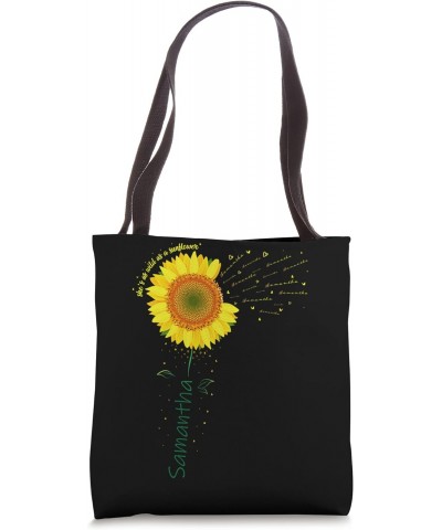 Samantha Shirt for women, girl. Samantha Name Sunflower Tote Bag $11.56 Totes