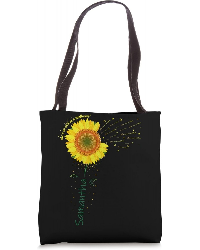 Samantha Shirt for women, girl. Samantha Name Sunflower Tote Bag $11.56 Totes