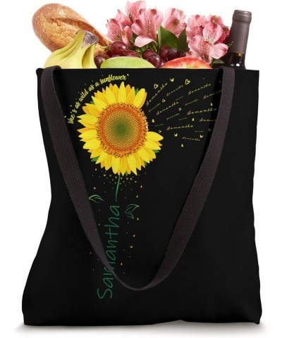 Samantha Shirt for women, girl. Samantha Name Sunflower Tote Bag $11.56 Totes