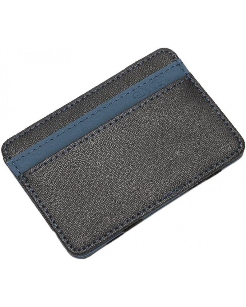 Man Wallet for Men Men's Magic Wallet Creative Card case, Fashion ID Card Holder Money Clip Cross Pattern Card Holder Multi-C...