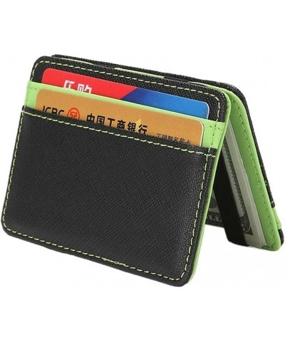 Man Wallet for Men Men's Magic Wallet Creative Card case, Fashion ID Card Holder Money Clip Cross Pattern Card Holder Multi-C...