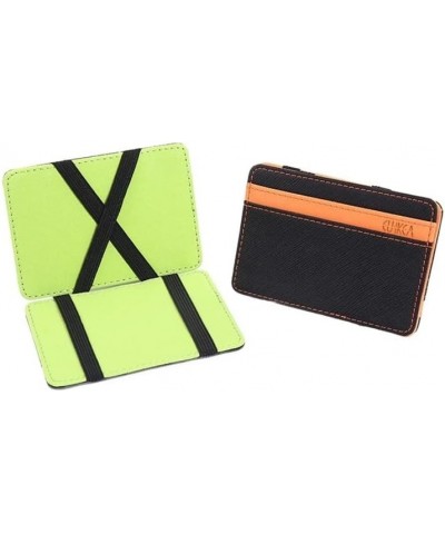 Man Wallet for Men Men's Magic Wallet Creative Card case, Fashion ID Card Holder Money Clip Cross Pattern Card Holder Multi-C...