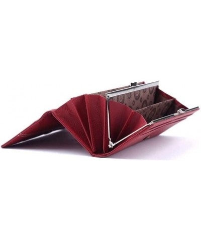 durable Wallet Organized and Easy to Access 100% Genuine Leather Purse Large Capacity Fashion New Female Red Long Clutch Phon...