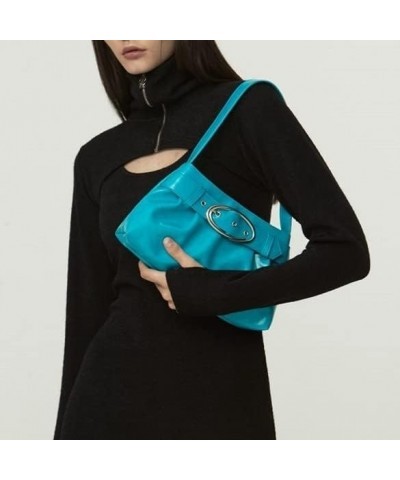 Y2k Shoulder Bag for Women Y2k Purse Y2k Accessories Aesthetic Accessories Y2k Aesthetic Purse (Black) Blue $16.20 Totes