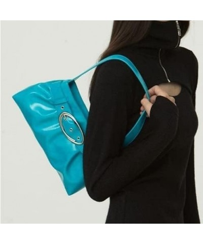 Y2k Shoulder Bag for Women Y2k Purse Y2k Accessories Aesthetic Accessories Y2k Aesthetic Purse (Black) Blue $16.20 Totes