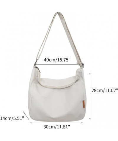 Versatile Nylon Shoulder Bag for Fashionable Women Crossbody Bags for Daily Errands and Outings Khaki $10.94 Crossbody Bags