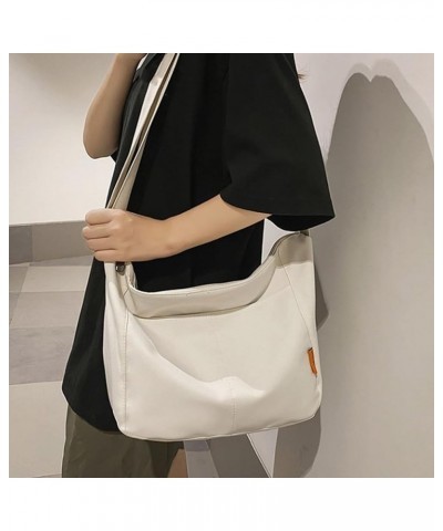 Versatile Nylon Shoulder Bag for Fashionable Women Crossbody Bags for Daily Errands and Outings Khaki $10.94 Crossbody Bags