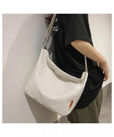 Versatile Nylon Shoulder Bag for Fashionable Women Crossbody Bags for Daily Errands and Outings Khaki $10.94 Crossbody Bags