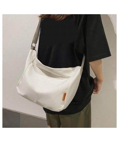 Versatile Nylon Shoulder Bag for Fashionable Women Crossbody Bags for Daily Errands and Outings Khaki $10.94 Crossbody Bags