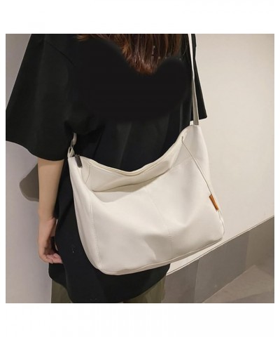 Versatile Nylon Shoulder Bag for Fashionable Women Crossbody Bags for Daily Errands and Outings Khaki $10.94 Crossbody Bags