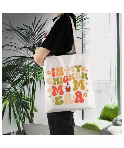 Chicken Mama Tote Bag In My Chicken Mom Era Gift Cottagecore Farm Mom Gift Farmer Gift Mother's Day Gift Chicken Mom Bag $11....