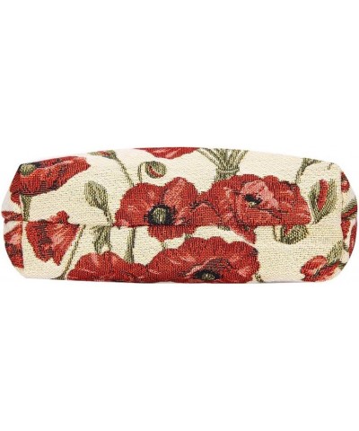 Tapestry Cross-body Satchel Bag/Lightweight Purse Poppy $21.59 Satchels