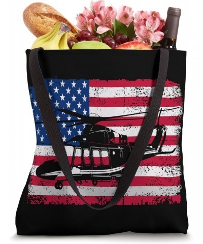 Helicopter Mechanic Vintage Distressed Retro 4th of July Men Tote Bag $11.71 Totes