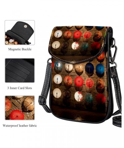 Crossbody Bags for Women,Crossbody Bag Men,Small Sling Bag,Ancient Paper Umbrella,Crossbody Purse $10.45 Crossbody Bags