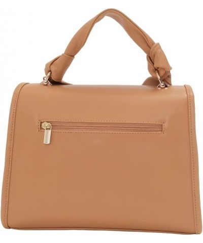 PU Boomer Medium Satchel Bag | Ladies Purse Handbag | Tan $58.74 Satchels