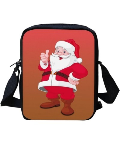 Christmas Fashion Cossbody Messenger Bag Christmas Decorations Gift Handbag Purse Shoulder Bag Santa Claus（red） $10.12 Crossb...