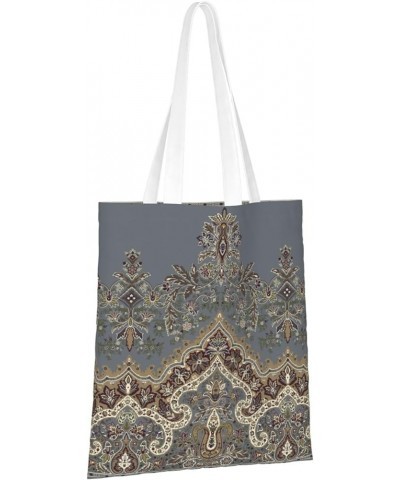 Paisley Single Shoulder Fashion Canvas Tote Shopping Bags Handbags For Men And Women Paisley26 $11.52 Totes