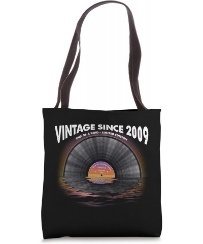 Vintage since 2009 Retro Disco Music Vintage Vinyl LP Record Tote Bag $12.46 Totes