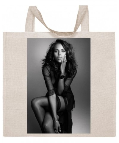 Kerry Washington - Cotton Photo Canvas Grocery Tote Bag IDPP817699 $15.62 Totes