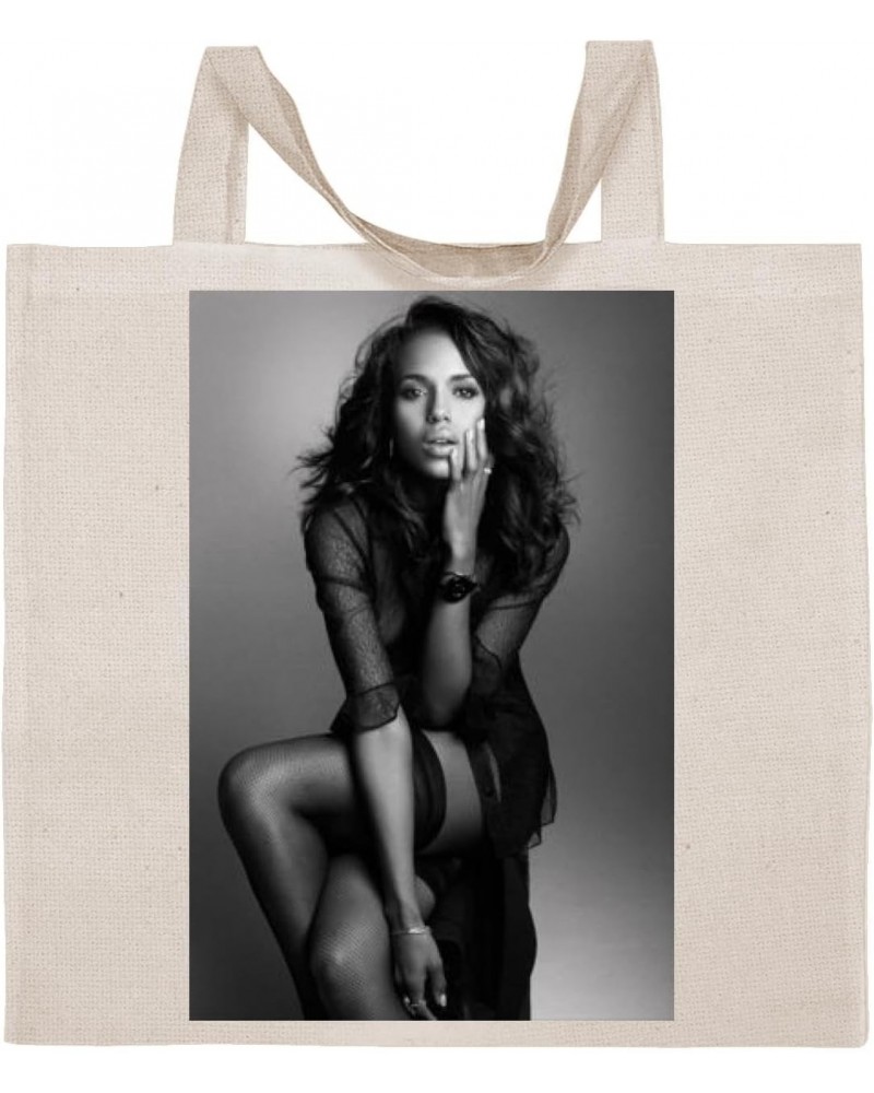 Kerry Washington - Cotton Photo Canvas Grocery Tote Bag IDPP817699 $15.62 Totes