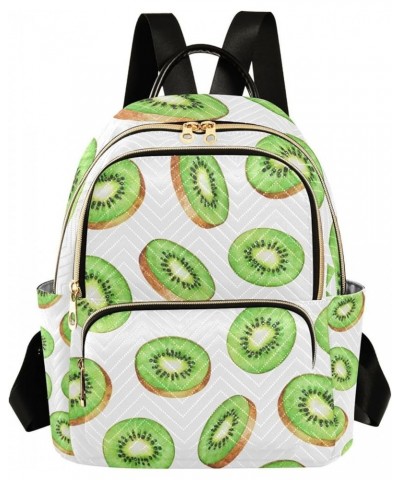 Women Backpack Fresh Kiwi Fruit Anti-Theft Travel Backpack with Luggage Belt Lightweight Handbag Lady Purse Roomy Double Zipp...