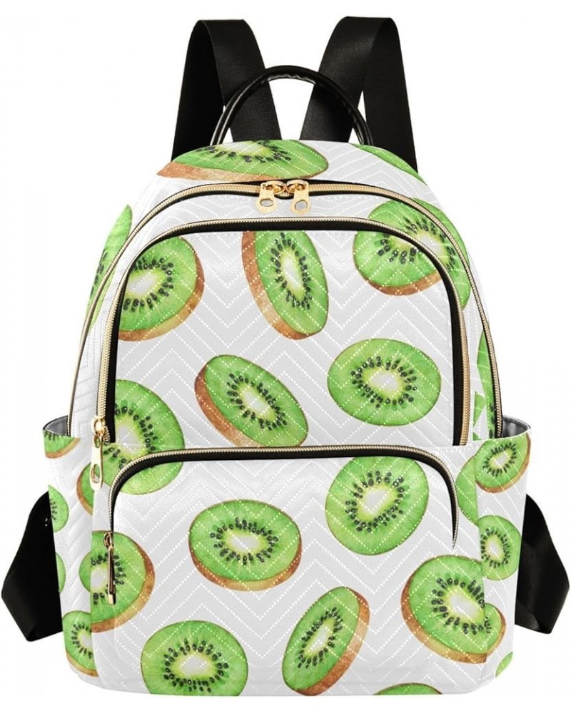 Women Backpack Fresh Kiwi Fruit Anti-Theft Travel Backpack with Luggage Belt Lightweight Handbag Lady Purse Roomy Double Zipp...