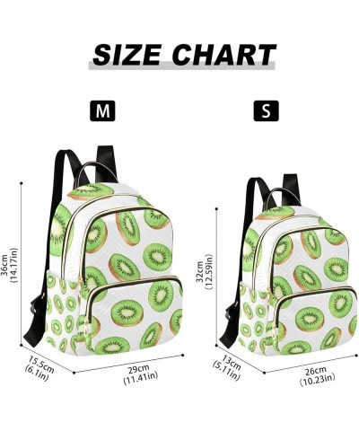 Women Backpack Fresh Kiwi Fruit Anti-Theft Travel Backpack with Luggage Belt Lightweight Handbag Lady Purse Roomy Double Zipp...